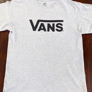 Gray Vans Logo T-shirt